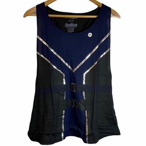 Marvel Black Widow Knot Back Tank Top Cosplay Extra Large XL Fandom Comic